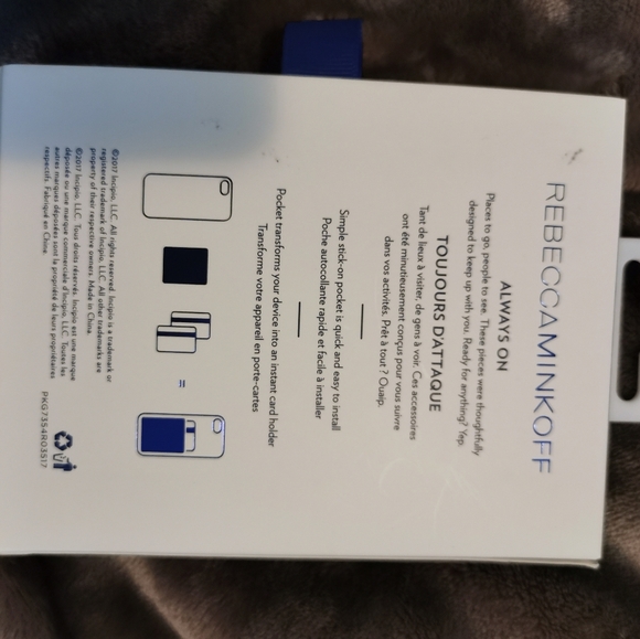Rebecca Minkoff phone sticker pocket - Picture 2 of 2